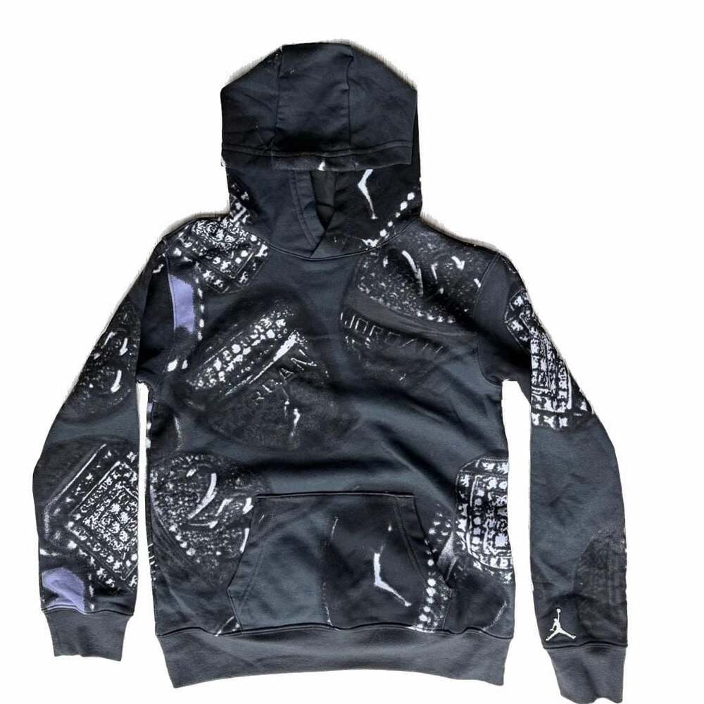 Jordan Hoodie Big Kids Large NWOT Black